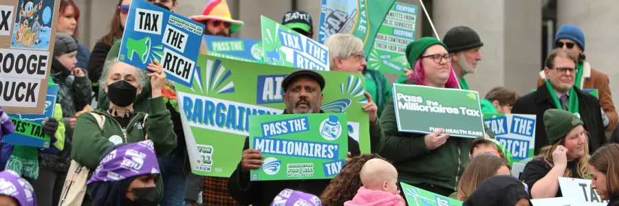 wfse members at the feb 10 rally