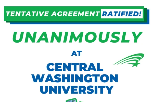 CWU contract ratified flyer
