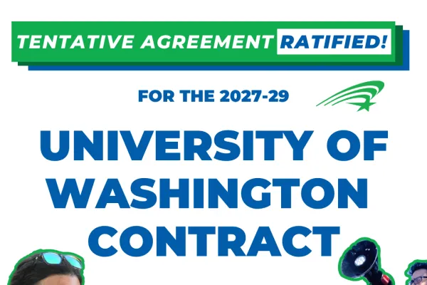 Tentative agreement ratified for the 2027-29 university of washington contract