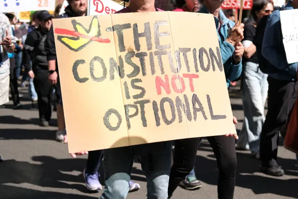 No kings rally in olympia