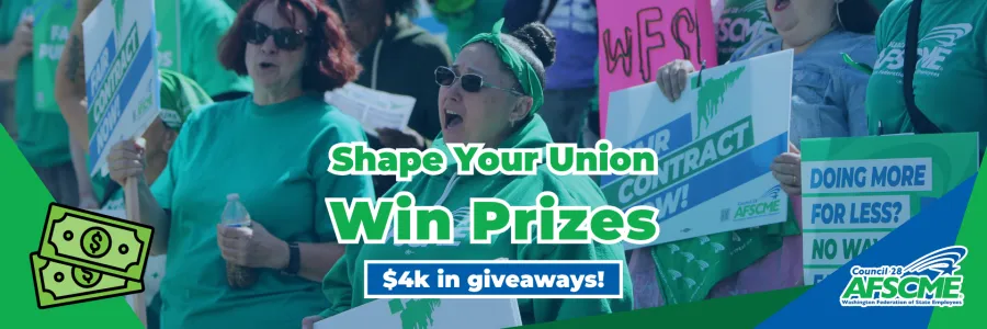 Oct 5 - Nov 16 shape your union win prizes