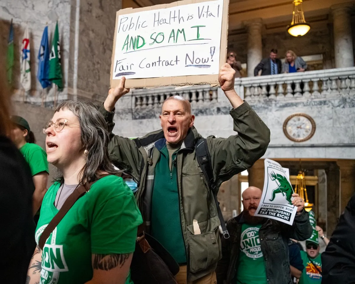 wfse members at the capitol