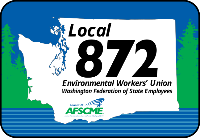 Washington Federation of State Employees Local 872 Environmental Workers' Union logo
